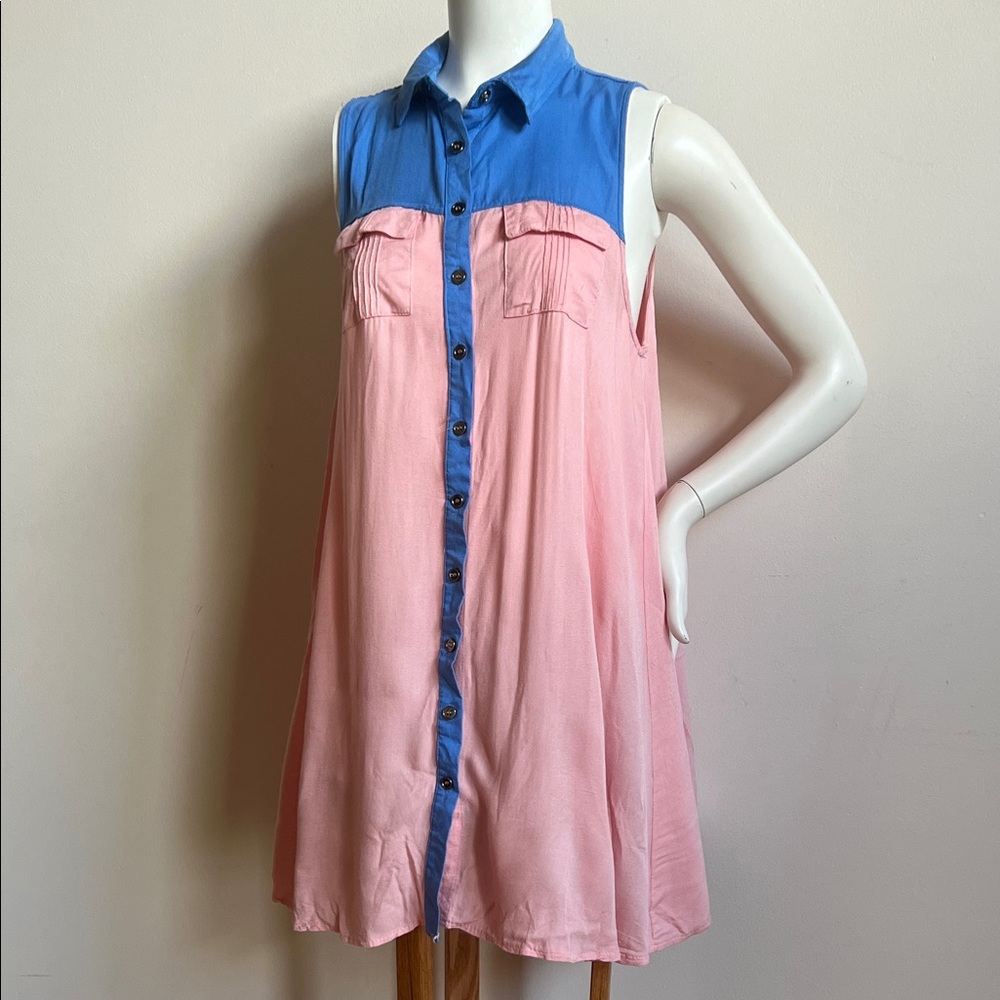 Christian Siriano color block dress